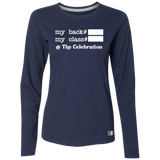 MY NUMBERS AT CELEBRATION (WHT) 64LTTX Ladies’ Essential Dri-Power Long Sleeve Tee