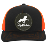 BIG LICKER PATCH HATTRUCKER HAT ( THREE SHAPES-12 COLORS AND STYLES)