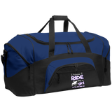 I RIDE LIKE A GIRL (TWH PLEASURE) BG99 Colorblock Sport Duffel