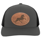 TENNESSEE WALKING HORSE PERFORMANCE LEATHER 104C Trucker Snap Back - Patch