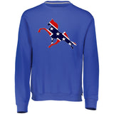 Rebel on the Rail Tennessee Walking Horse Performance 698HBM Dri-Power Fleece Crewneck Sweatshirt