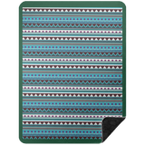 AZTEC 2 BSHL Premium Black Sherpa Blanket 60x80