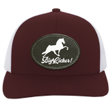 BIG LICKER PATCH HATTRUCKER HAT ( THREE SHAPES-12 COLORS AND STYLES)