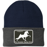 I SUPPORT THE TWH -RECTANGLE CP90 Knit Cap - Patch