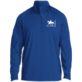 MISSOURI FOX TROTTER (white) 4HORSE ST850 1/2 Zip Raglan Performance Pullover