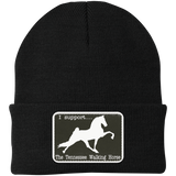 I SUPPORT THE TWH -RECTANGLE CP90 Knit Cap - Patch