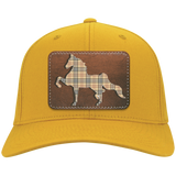 AMERICAN SADDLEBRED LEATHER PATCH (BURBURY) CP80 Twill Cap - Patch