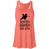 HAPPILY EVER AFTER (TWH Performance) Blk B8800 Flowy Racerback Tank