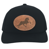 TENNESSEE WALKING HORSE PERFORMANCE LEATHER 104C Trucker Snap Back - Patch
