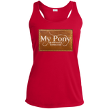 MY PONY NASHVILLE BRAND LST356 Ladies' Performance Racerback Tank