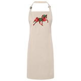 TENNESSEE WALKING HORSE DESIGN 3 JMD (RED PLAID) RP150 Sustainable Unisex Bib Apron