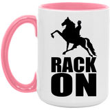 RACK ON Racking (black art) AM15OZ 15oz. Accent Mug