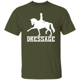 Dressage style 1(WHITE) 4HORSE G500 5.3 oz. T-Shirt