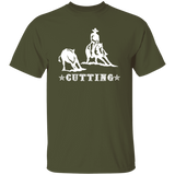 CUTTING STYLE 1 (white) 4HORSE G500 5.3 oz. T-Shirt
