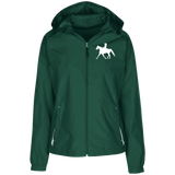 Missouri Fox Trotter LADY FINAL ART WHITE LST76 Ladies' Jersey-Lined Hooded Windbreaker