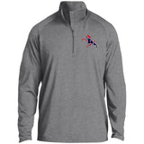 Rebel on the Rail Tennessee Walking Horse Performance ST850 1/2 Zip Raglan Performance Pullover