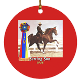 WGC SETTING SUN SUBORNC Circle Ornament