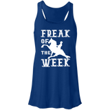 FREAK OF THE WEEK (WHITE) B8800 Flowy Racerback Tank