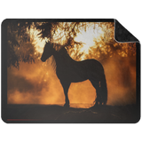 BLACK HORSE 1 BSHL Premium Black Sherpa Blanket 60x80