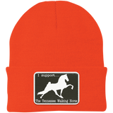I SUPPORT THE TWH -RECTANGLE CP90 Knit Cap - Patch