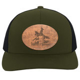 TURNIN AND BURNIN ON LEATHER 104C Trucker Snap Back - Patch