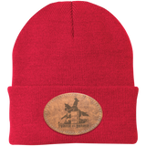 TURNIN AND BURNIN ON LEATHER CP90 Knit Cap - Patch