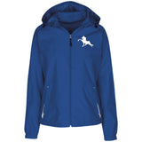 Tennessee Walking Horse Performance (WHITE) LST76 Ladies' Jersey-Lined Hooded Windbreaker