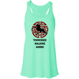 TENNESSEE WALKING HORSE PERFORMANCE JAPANESE ART DRINK WEAR B8800 Flowy Racerback Tank