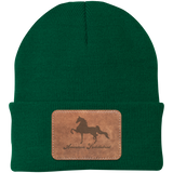 AMERICAN SADDLEBRED ON LEATHER CP90 Knit Cap - Patch