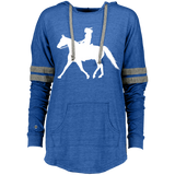 Missouri Fox Trotter LADY FINAL ART WHITE 229390 Ladies Hooded Low Key Pullover