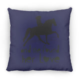 SHE FOUND HER LOVE (TWH pleasure)Bblack art ZP16 Medium Square Pillow