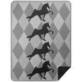 TWH PERFORMANCE ARGLE BLANKET BSHL Premium Black Sherpa Blanket 60x80