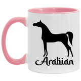 ARABIAN ART TUMBLER 4HORSE AM11OZ 11 oz. Accent Mug