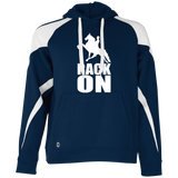 RACK ON RACKING (WHITE ART) 229546 Athletic Colorblock Fleece Hoodie