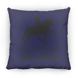 SHE FOUND HER LOVE (TWH pleasure)Bblack art ZP14 Small Square Pillow