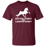 SITTIN TIGHT LOOKIN RIGHT TWH PERFORMANCE(WHITE) G500 5.3 oz. T-Shirt