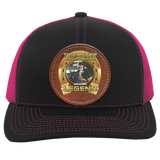 BLAISE BROCCARD (Legends Series) Round Leather Patch 104C Trucker Snap Back - Patch