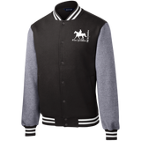 MISSOURI FOX TROTTER (white) 4HORSE ST270 Fleece Letterman Jacket