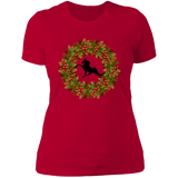 TWH PERFORMANCE CHRISTMAS WREATH NL3900 Ladies' Boyfriend T-Shirt