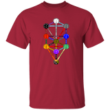 KABBAHLAH TREE OF LIFE 4HORSE G500 5.3 oz. T-Shirt