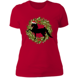 American Saddlebred (Christmas) NL3900 Ladies' Boyfriend T-Shirt