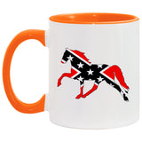 Rebel on the Rail Tennessee Walking Horse Pleasure AM11OZ 11 oz. Accent Mug