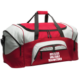 RESTLESS IRRITABLE DISCONTENTED WHT (RECOVERY) BG99 Colorblock Sport Duffel