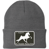 I SUPPORT THE TWH -RECTANGLE CP90 Knit Cap - Patch