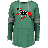 Rebel on the Rail Tennessee Walking Horse Pleasure 229390 Ladies Hooded Low Key Pullover