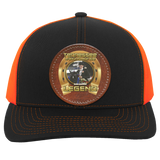 BLAISE BROCCARD (Legends Series) Round Leather Patch 104C Trucker Snap Back - Patch
