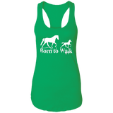 BORN TO WALK NL1533 Ladies Ideal Racerback Tank