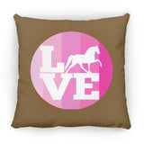 LOVE TWH PLEASURE SHADES OF PINK ZP14 Small Square Pillow