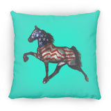 Tennessee Walking Horse Performance All American ZP16 Medium Square Pillow