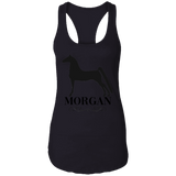 MORGAN STYLE 1 4HORSE NL1533 Ladies Ideal Racerback Tank